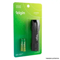 Lanterna De Bolso Com 3 Pilhas Alcalinas-Elgin