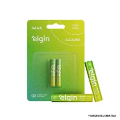 Pilha AAA Alcalina Blister Com 2 Peças-Elgin