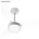 Ventilador De Teto Inverter Cristal Led 3P Branco-Ventidelta
