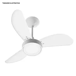 Ventilador De Teto Inverter Led 12W 3P Branco-Ventidelta