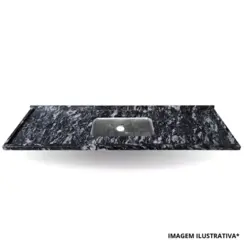 Pia Preto Indiano de Granito 2Mts - Kasa Granito