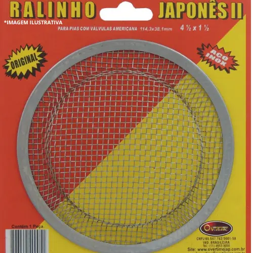 Ralinho Japonês II Inox 4.1/2"X1.1/2"-Overtime