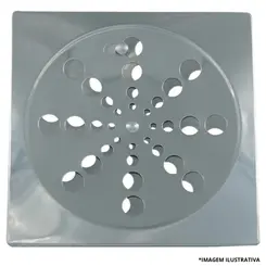 Grelha Quadrada Aço Inox 150MM Abre e Fecha-Overtime