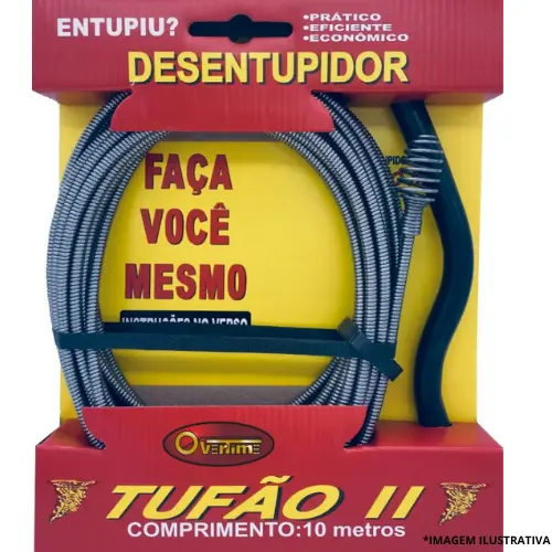 Desentupidor Tufão II Com 10 Metros -Overtime