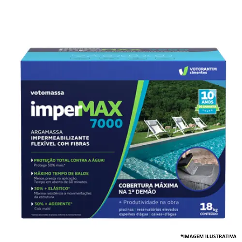 Impermax Fibras 7000 Caixa Com 18Kg -Votoran