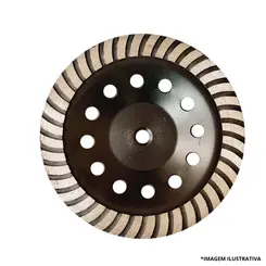 Rebolo Diamantado Desbaste Turbo 178MM-Stamaco