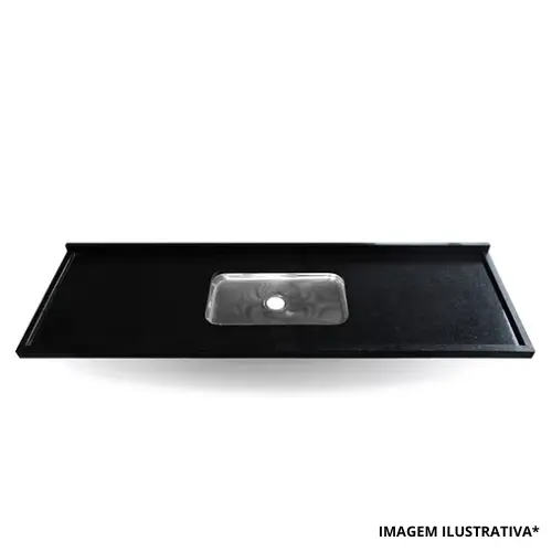 Pia De Granito 2,00 Mts Preto Kasa - Kasa Granito