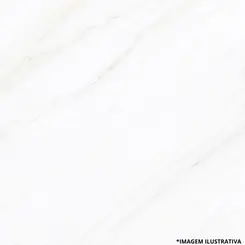 Piso Brilhante 57x57 Pedra Bianco Lb-Lef