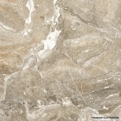 Piso Polido 71x71 Breccia Mt Retificado -Duragres