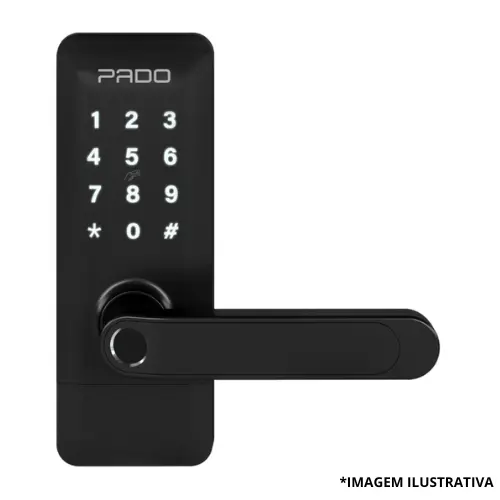Fechadura Digital Fde-300w Ep C/Macaneta-Pado