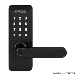 Fechadura Digital Fde-300w Ep C/Macaneta-Pado