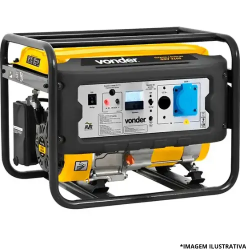 Gerador A Gasolina 3100W GGV3100-Vonder