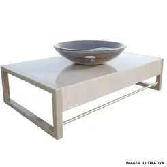 Lavabo 71,2X43X28Cm Atenas Porce Marmo- Crismetal