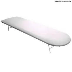 Mesa De Passar Tampo Madeira 86x26x15cm Port-Maxeb