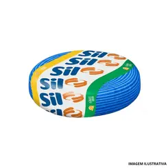 SIL CABO 2,5MM ROLO 100MT AZUL