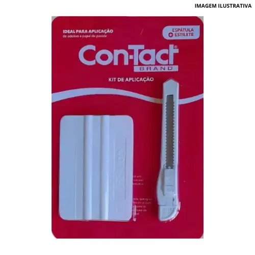 Kit Aplicação Pequeno Espatula+Estilete-Con-Tact