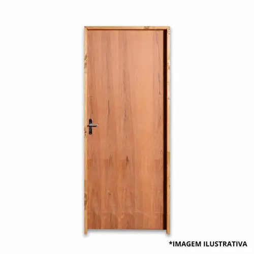 Porta Lisa Imbuia 210 x 72 cm Reta Direita