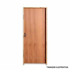 Porta Lisa Imbuia 210 x 72 cm Reta Direita