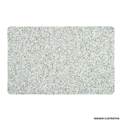 Tapete Banh Rubberkap 5mm 60x40cm Branco - Kapazi