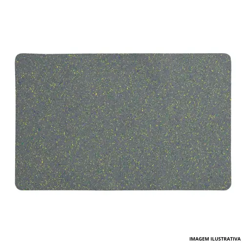 Tapete Banh Rubberkap 5mm 60x40cm Preto - Kapazi