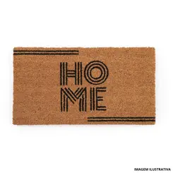 Tapete Fibra Coco 60x33cm Home Disco - Kapazi
