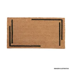 Tapete Fibra Coco 60x33cm Linea - Kapazi