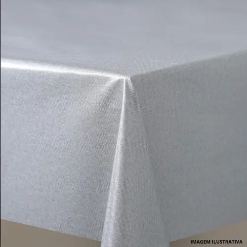 Toalha Mesa Prime Larg 1,40cm Light Gray P/m - Kapazi