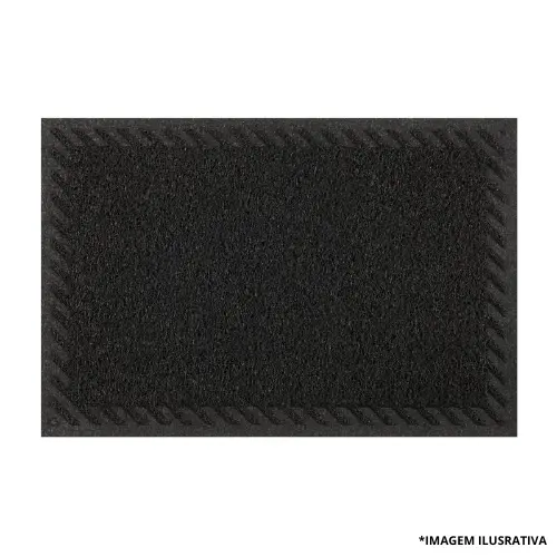 Vinil Light Rebaixo Elite Preto 40x60cm - Kapazi