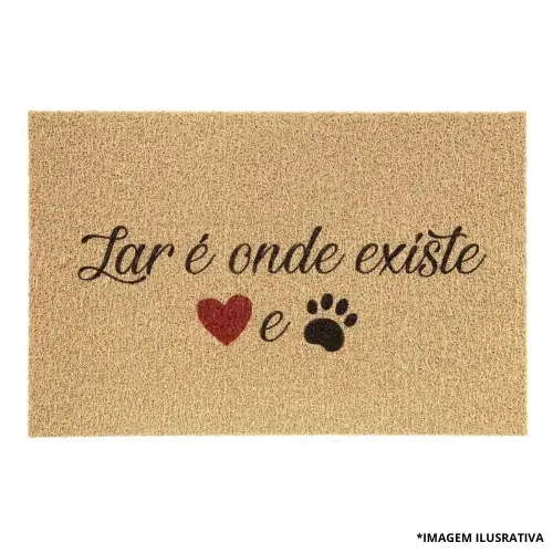 Vinil Pet 40x60cm Dog Lar Onde Existe - Kapazi