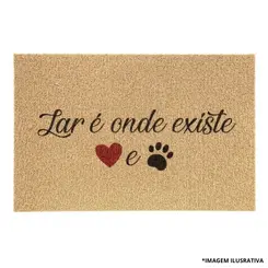 Vinil Pet 40x60cm Dog Lar Onde Existe - Kapazi