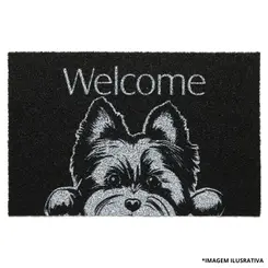 Vinil Pet 40x60cm Dog Welcome Yorksh - Kapazi