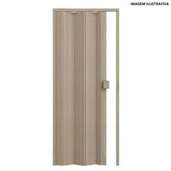 Porta Sanfonada 72cm Bege Marmorizado - Permatti