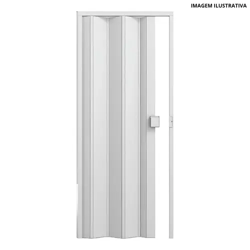 Porta Sanfonada 85cm Branco - Permatti