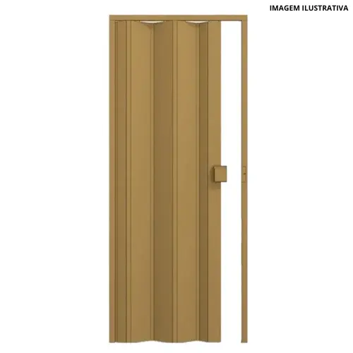 Porta Sanfonada 85cm Cerejeira Liso - Permatti
