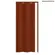 Porta Sanfonada 85cm Mogno Liso - Permatti