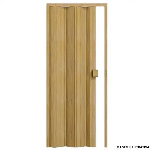 Porta Sanfonada 97cm Cerejeira Liso - Permatti