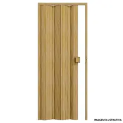 Porta Sanfonada 97cm Cerejeira Liso - Permatti