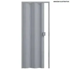 Porta Sanfonada 97cm Cinza Marmorizado - Permatti