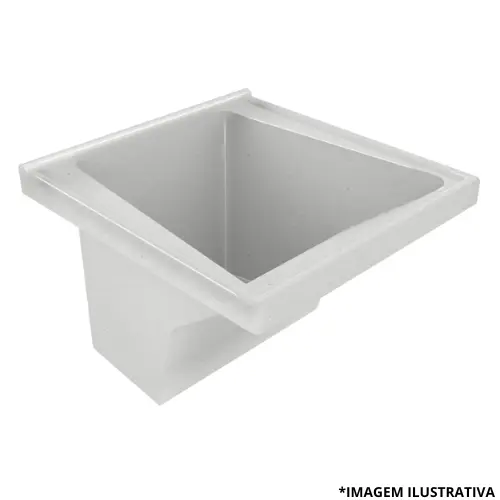 Tanque Mármore Sintético 43,5X47,5CM  Branco Aj Rorato