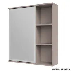 Espelheira Treviso 56Cm Cappuccino-Mgm