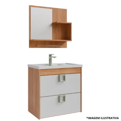 Kit Lírio 59Cm Cinamono/Branco-Mgm