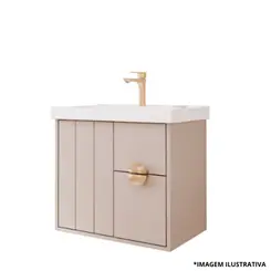 Toucador Copenhague 60Cm Cappucino -Mgm