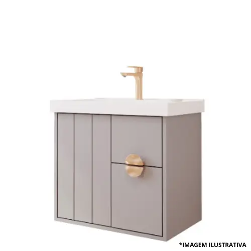 Toucador Copenhague 60Cm Platina-Mgm