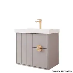 Toucador Copenhague 60Cm Platina-Mgm