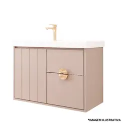 Toucador Copenhague 80Cm Cappuccino-Mgm