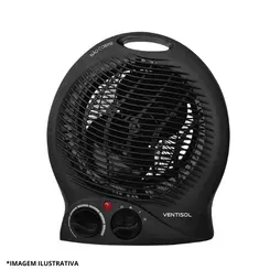 Aquecedor Doméstico Preto  A1 A1021-Ventisol