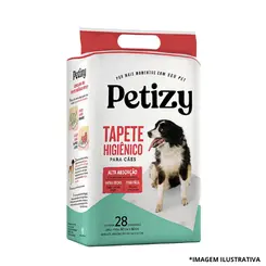 Tapete Higiênico 60x60 Com 28 Peças- Flashlimp Petizy