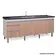 Gabinete De Cozinha 1,94Mt Branco/Peroba-Locatt