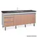 Gabinete De Cozinha Rubi 1,74Mt Branco/Peroba-Locatt