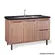 Gabinete De Cozinha Elite 1,14Mt Freijo/Freijo-Locatt